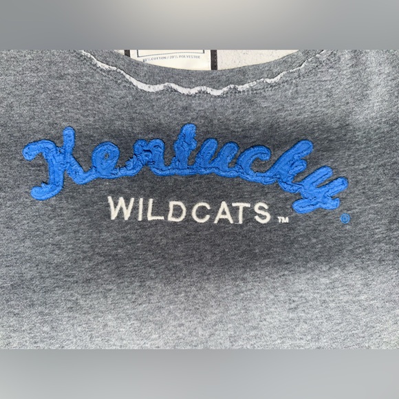 UK Kentucky Wildcats scoopneck sweatshirt - size large by Colosseum Athletics - Picture 4 of 13